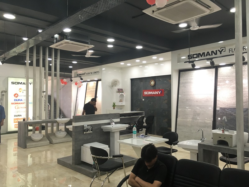 Somany Tile Showroom Designed by TIB Retail Delhi