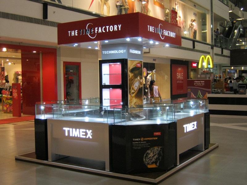 Timex Kiosk complete by TIB Retail Delhi