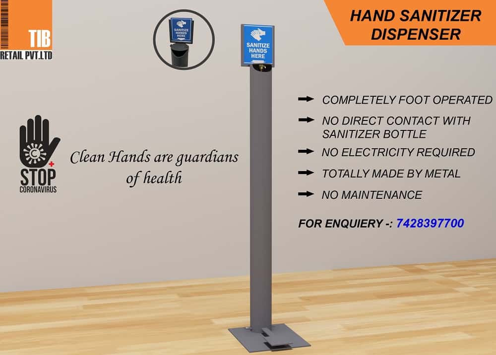 Hand Sanitizer Dispensers Stand