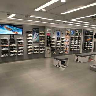 Sports retail store interior at CR Park Delhi