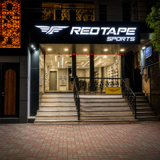 Sports retail store interior at CR Park Delhi