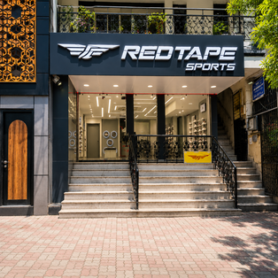 Sports retail store interior at CR Park Delhi