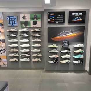 Sports retail store interior at CR Park Delhi