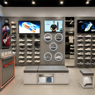 REDTAPE Sport Store Interior Kanpur