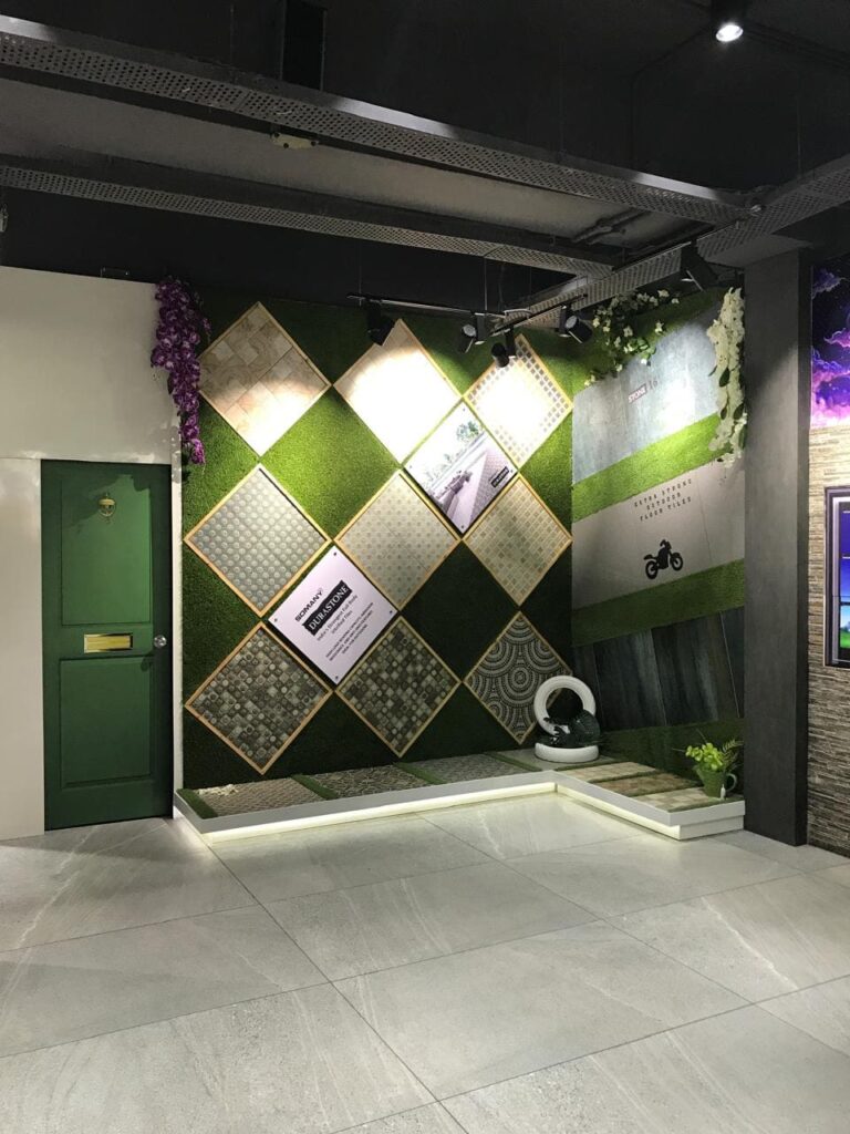 Somany Tiles showroom interior designed by TIB Retail