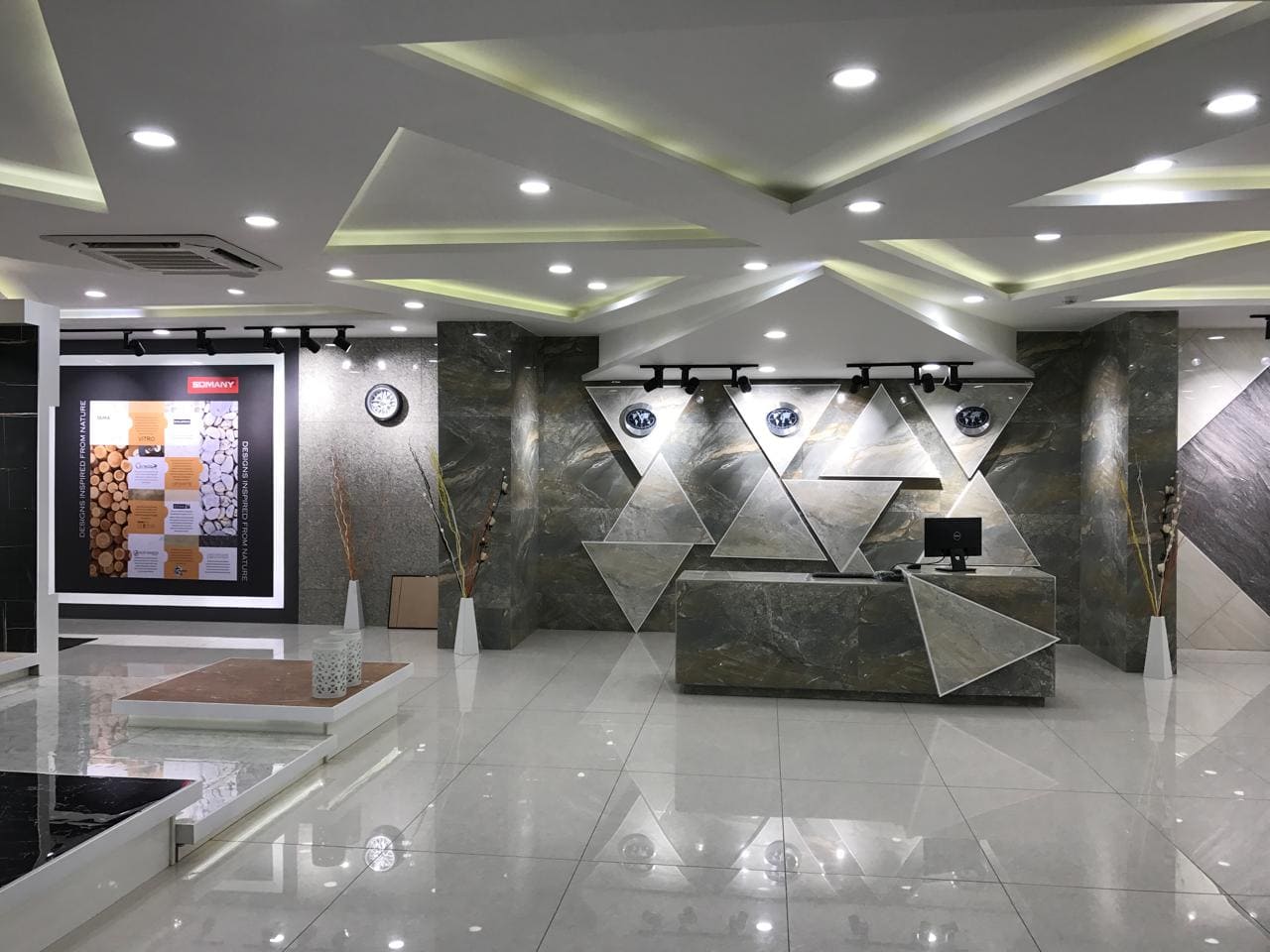 Somany Tiles showroom interior designed by TIB Retail