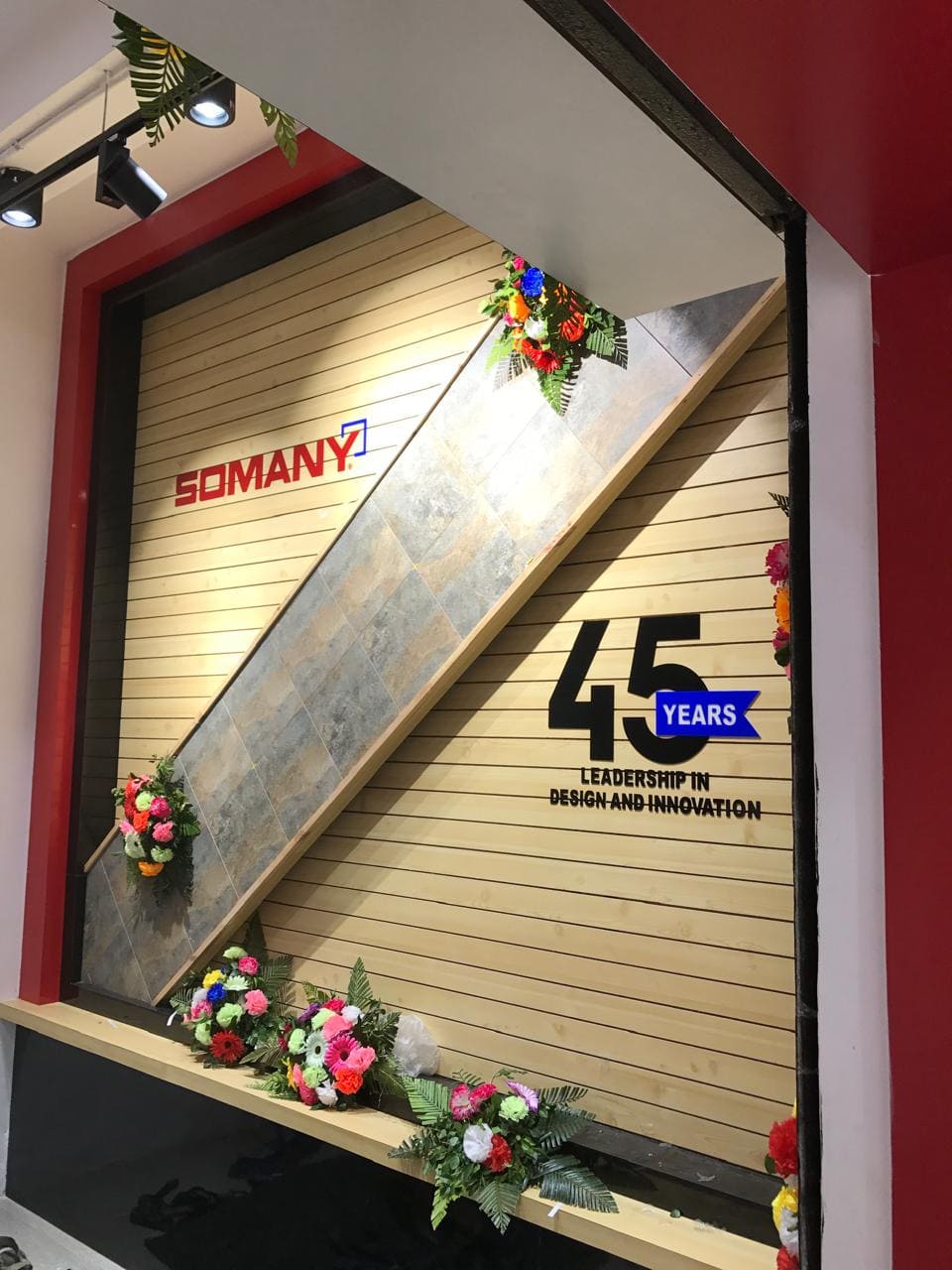 Somany Tiles showroom interior designed by TIB Retail
