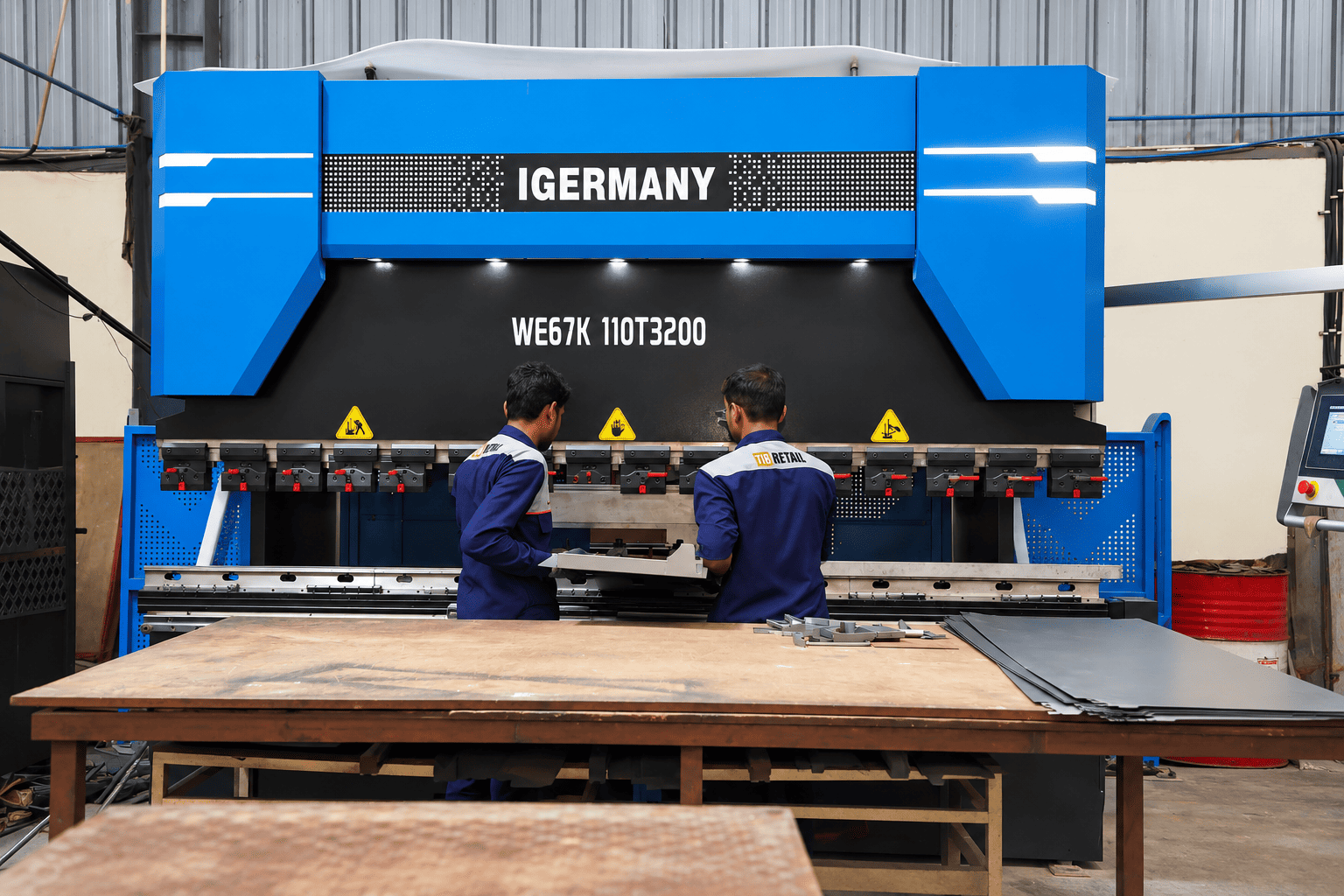CNC Press Brake Workshop in Action