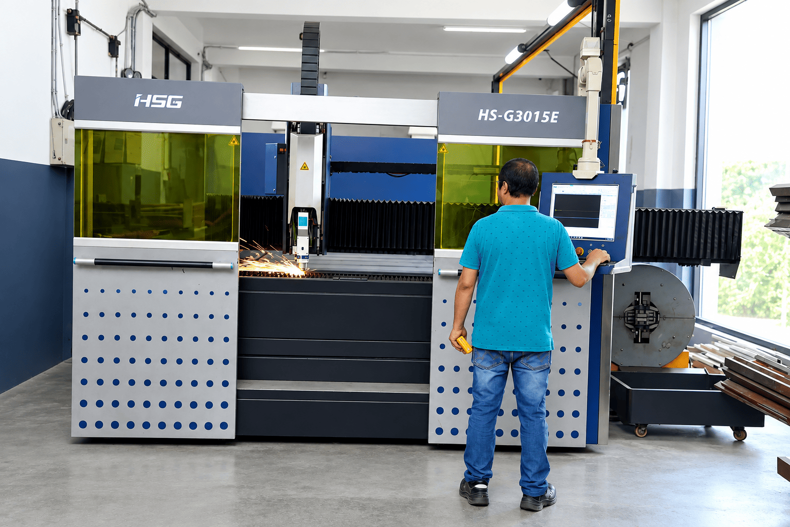 Modern HSG Laser Cutting Workshop